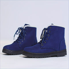 Women's Snow Boots Winter Warm Non-slip Thickened Medium Tube