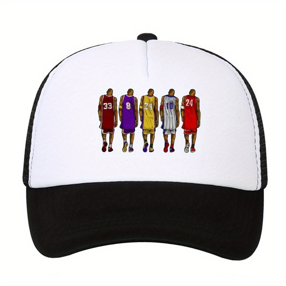Unisex Adjustable Baseball Cap with Embroidery for Outdoor Sport