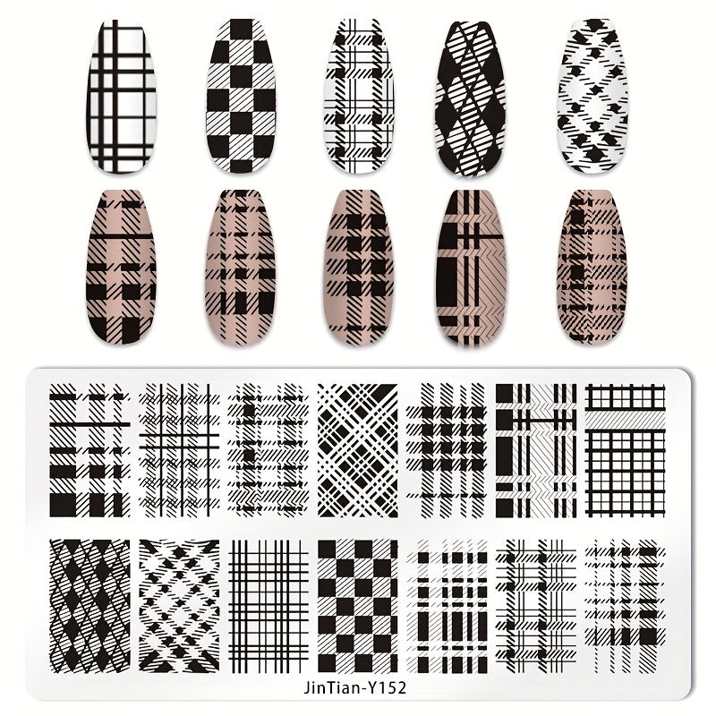 Easter Nail Art Stamping Plates Eggs and Rabbit Designs for DIY Manicures