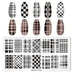 Easter Nail Art Stamping Plates Eggs and Rabbit Designs for DIY Manicures