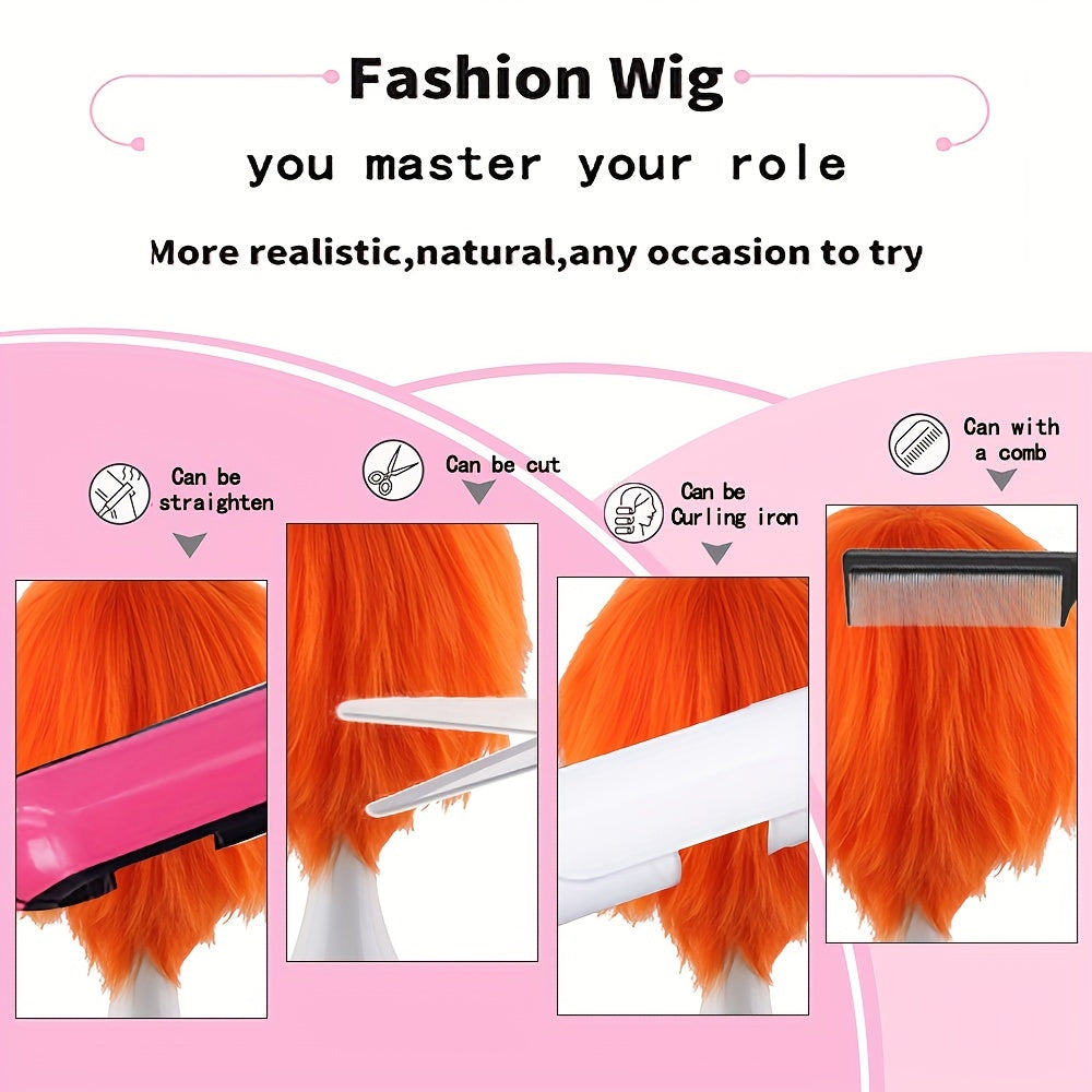 Men's Anime Short Wig Costume Wigs For Parties