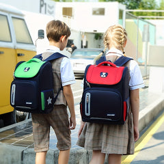 Kids Reflective Backpack Waterproof Large Capacity School Bag