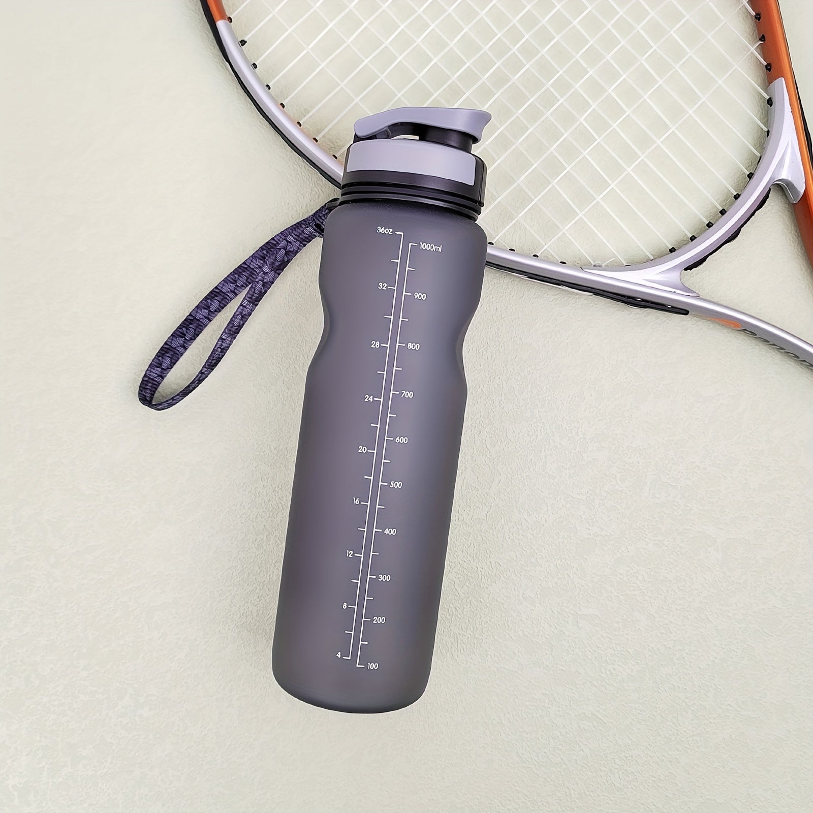 1000ml Leak Proof Water Bottle with Slogan Graphic