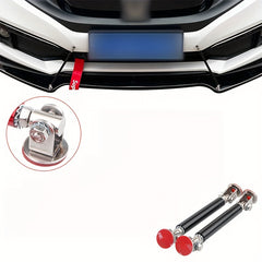 2pcs Car Front and Rear Bar Decorative Tie Rod Universal Adhesive Bracket