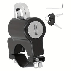 Universal Helmet Lock With Wrench & Anti-theft Rubber - Bike Accessory
