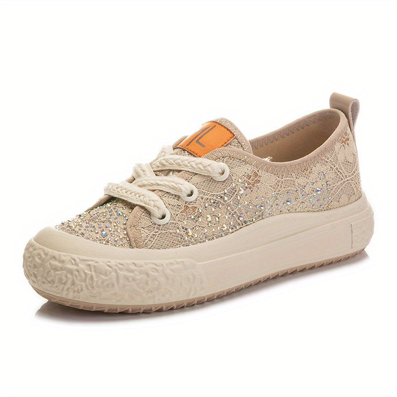 Women's Mesh Breathable Flat Shoes Shallow Mouth Casual Versatile Thick Bottom