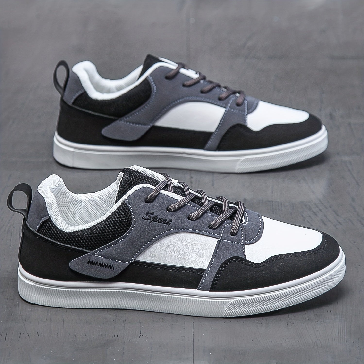 Men's Slip Resistant Lace Up Skate Shoes