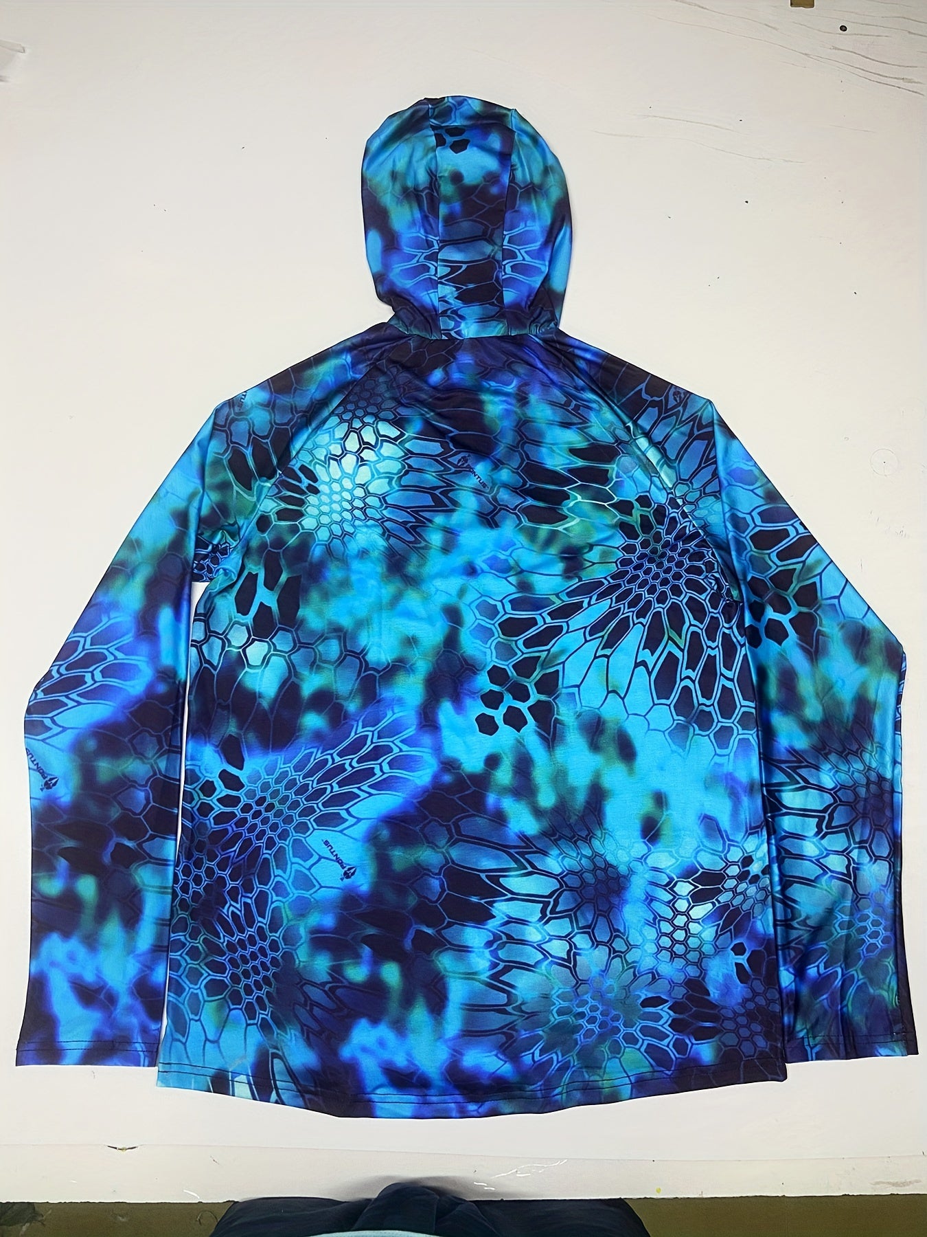 Men's Sun Protection Hoodie Long Sleeve Quick Dry Outdoor Fishing Top