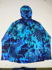 Men's Sun Protection Hoodie Long Sleeve Quick Dry Outdoor Fishing Top