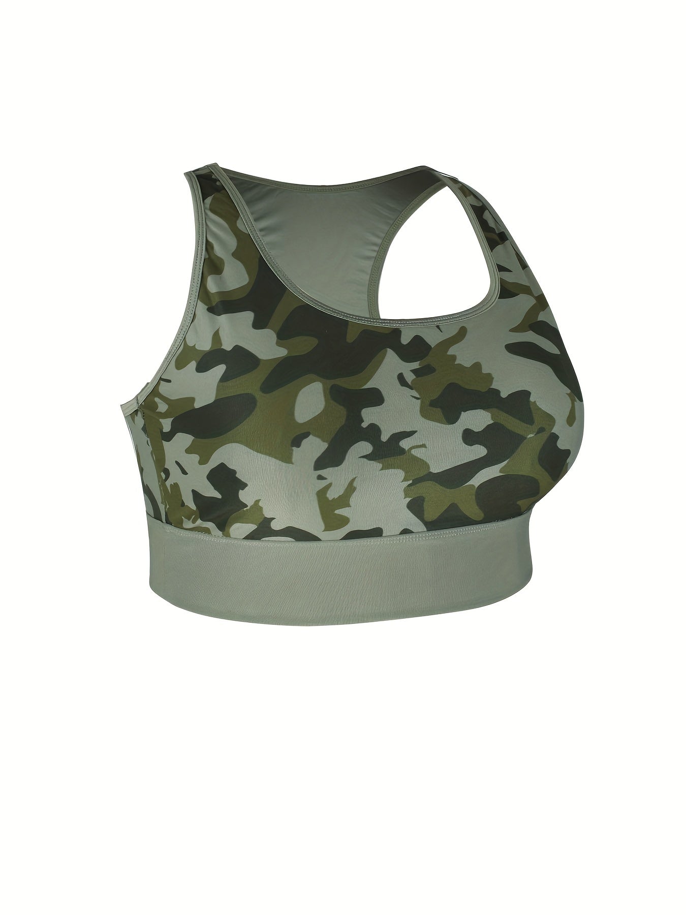 Women's Camo Racer Back Sports Bra