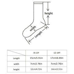 Kids Sports Socks 3 Pairs, All Seasons, Universal Socks
