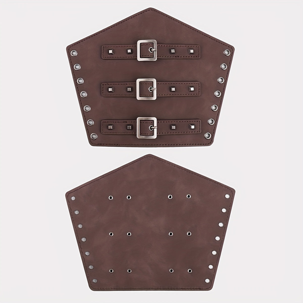 Renaissance Style Leather Arm Bracers Medieval Knight Archery Guards