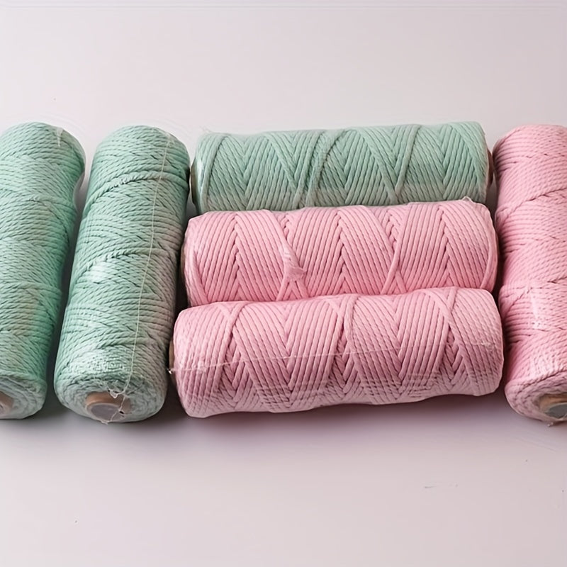 50m 3mm Cotton Thread Sewing Home Decoration DIY Holiday Woven Rope