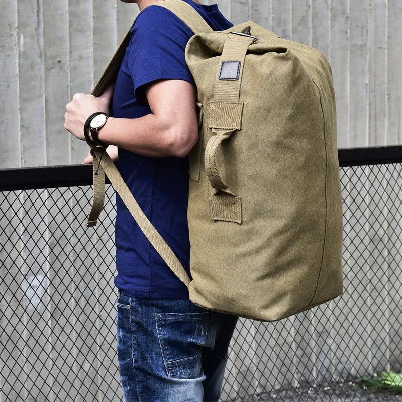 Canvas Travel Duffle Bags - Large Capacity Backpacks
