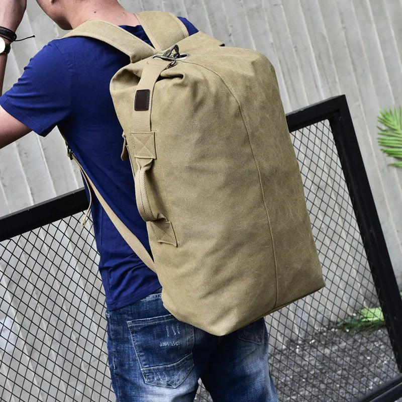 Canvas Travel Duffle Bags - Large Capacity Backpacks