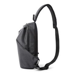 2PCS Chest Bag Men Multifunction Crossbody Bags Travel Shoulder Bag Water Repell