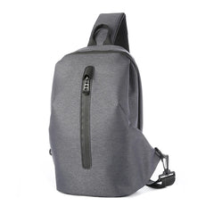 2PCS Chest Bag Men Multifunction Crossbody Bags Travel Shoulder Bag Water Repell