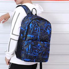 College Waterproof Backpack USB Charging Laptop Bag