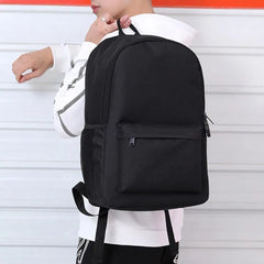 College Waterproof Backpack USB Charging Laptop Bag