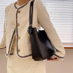 2PCS/Set Women Handbag Shoulder Bags PU Leather Female Woman