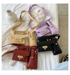 Women Waist Bag Belt Bag Female Shoulder Crossbody High Leather Fanny Pack
