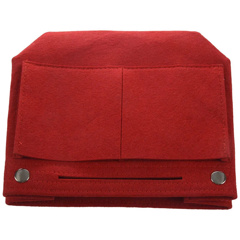 Multifunction Handbag Organizer Purse Insert Bag With Makeup Bag Red