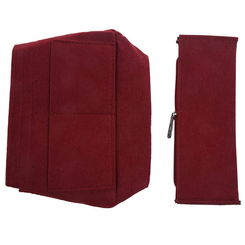 Multifunction Handbag Organizer Purse Insert Bag With Makeup Bag Red