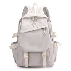 2Pcs Nylon Waterproof School Backpack Women Travel