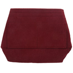 Red Makeup Bag Organizer Insert Cosmetic Case Travel Toiletry Bag
