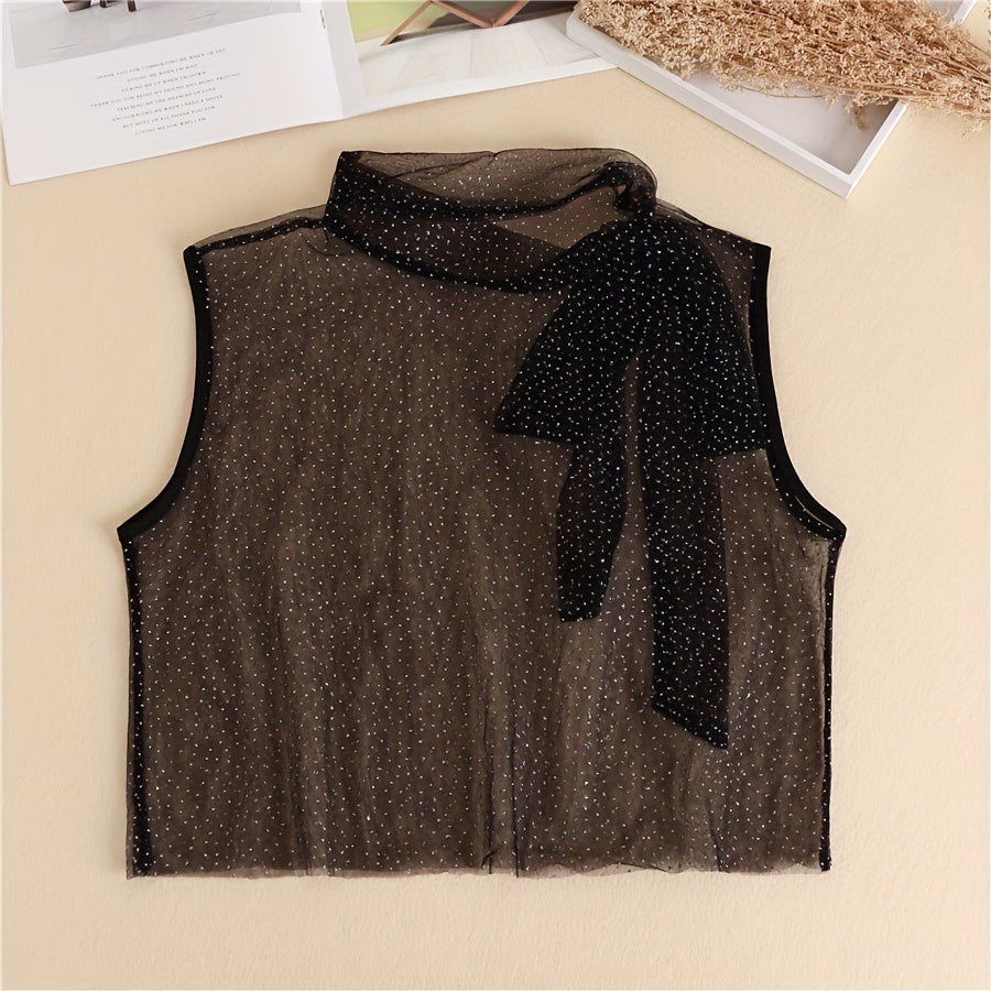Polyester Tie False Collar Half Shirt Style False Collar