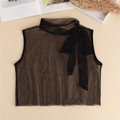 Polyester Tie False Collar Half Shirt Style False Collar