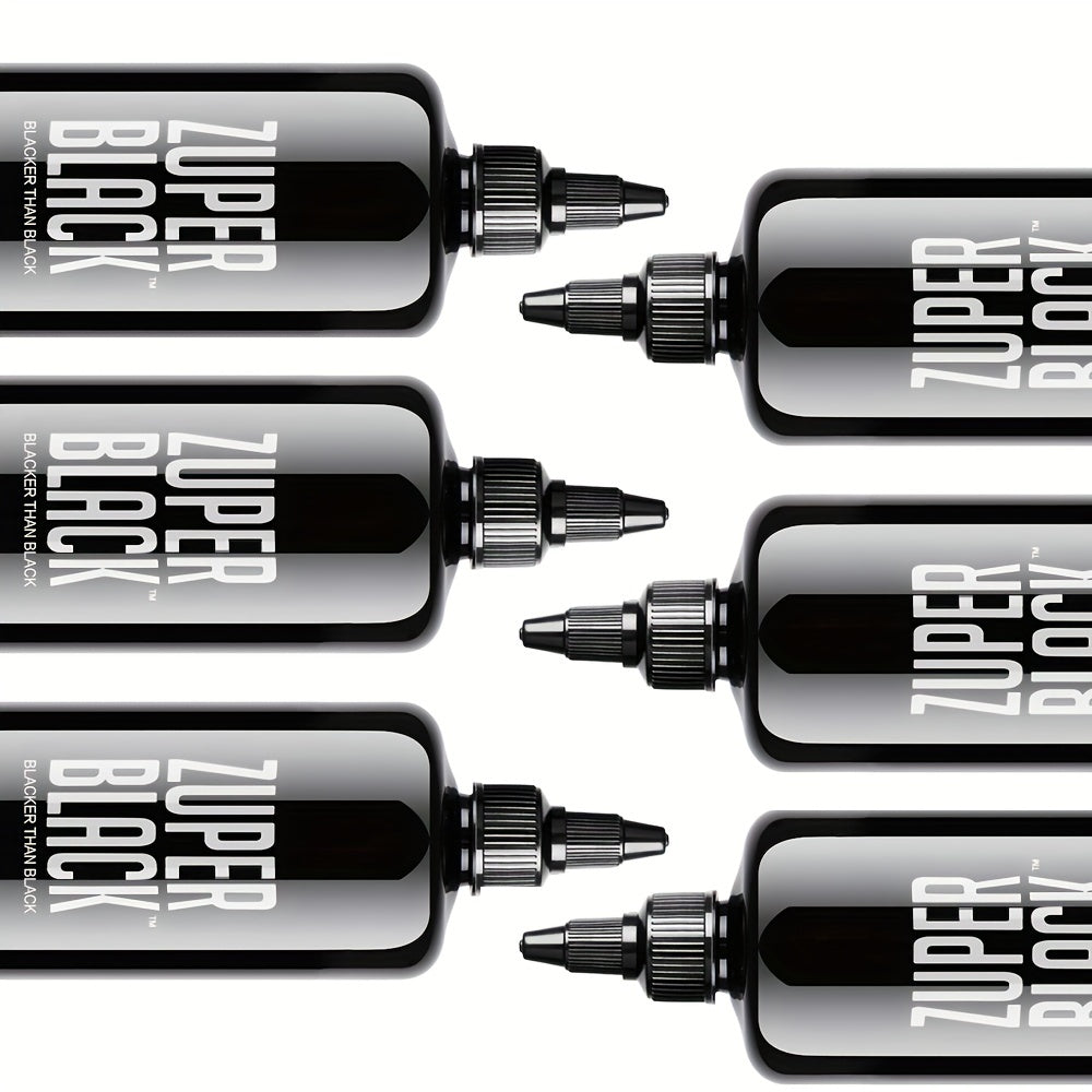 Professional 12oz Tattoo Ink Set - Silicone and Leather Friendly Pigment