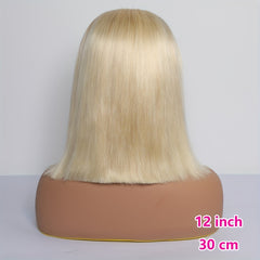 10A Brazilian Blonde Bob Wig 13x4 Lace Front Human Hair