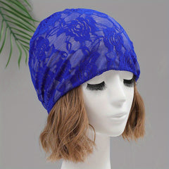 Solid Lace Beanie Cap Skull Hat Warm Chemo Hats Women