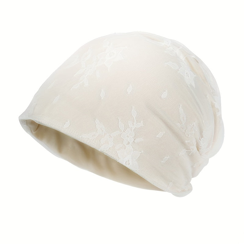 Soft Lace Turban Sleep Cap Chemo Hat for Men and Women