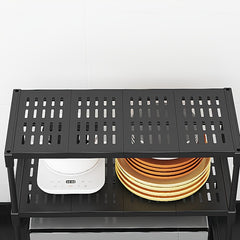 2 3 Layer Microwave Oven Rack Kitchen Storage Rack Spice Box Storage Rack