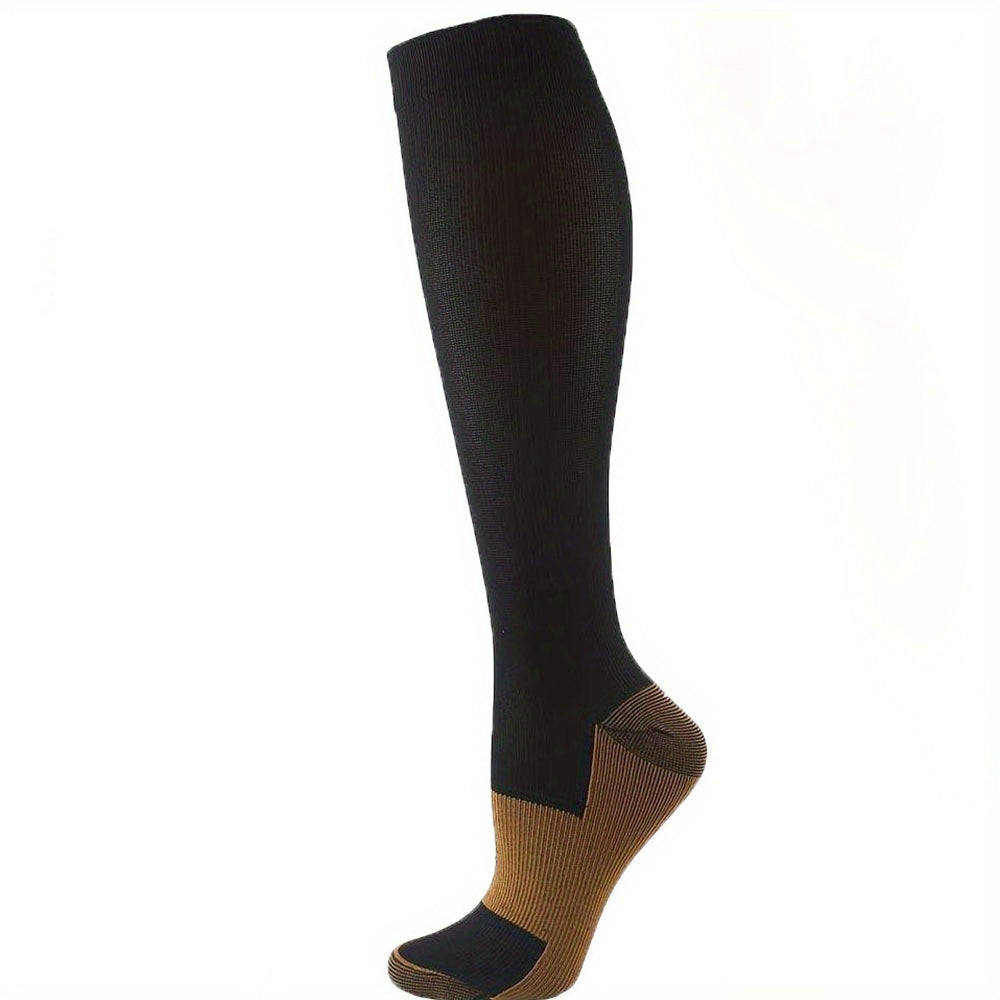 Copper Compression Socks for Improved Blood Circulation - 3 Pairs