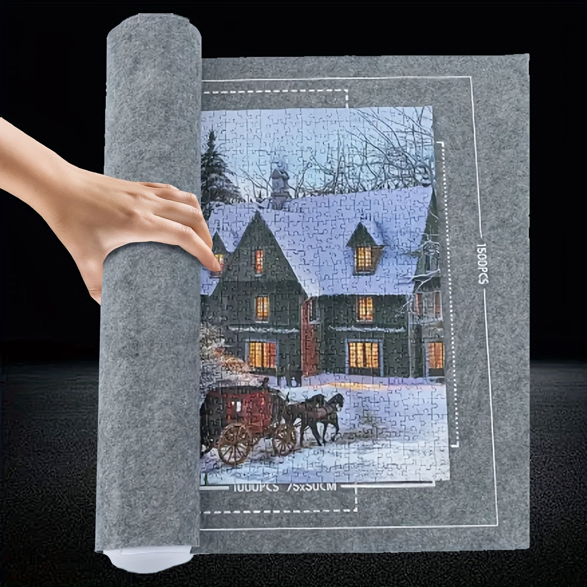 Professional Felt Puzzle Blanket Storage Mat