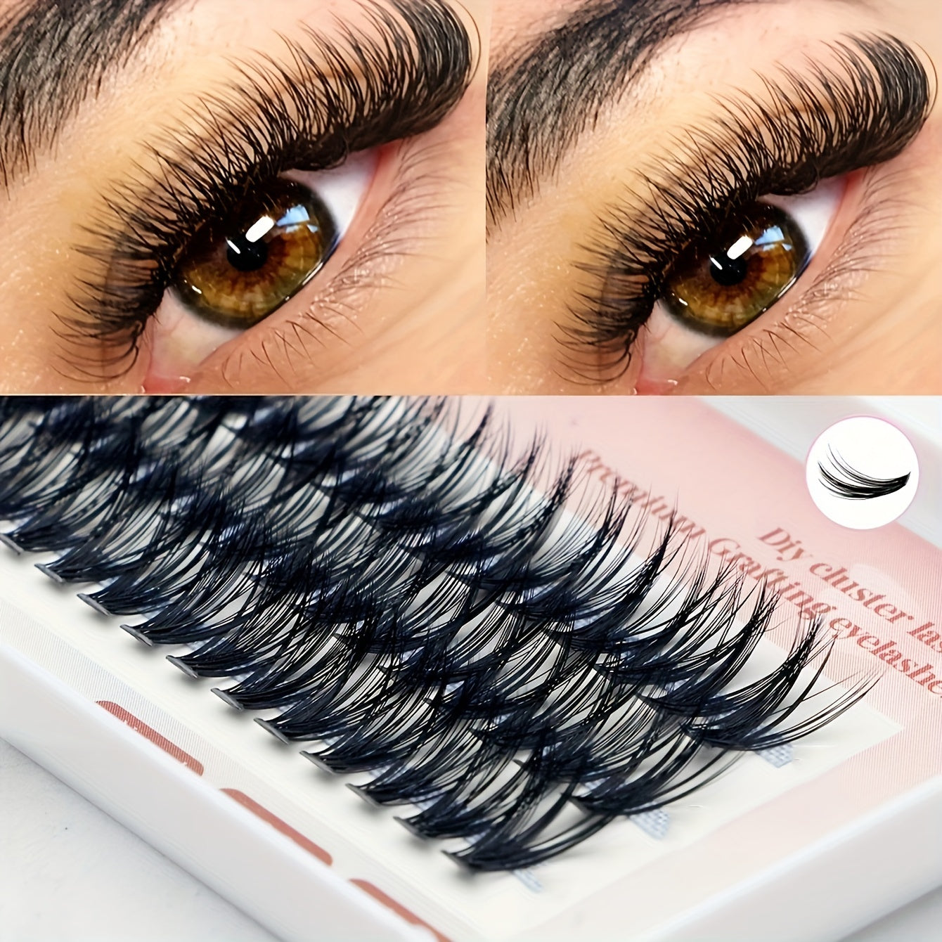 30D 40D 60 Clusters Lashes C Curling Volume Individual Lashes Extensions