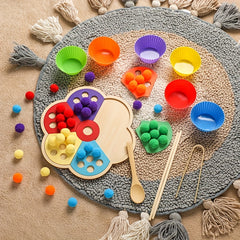 Flower Rainbow Board Toy Exercise Hand Movement Halloween Christmas Gift