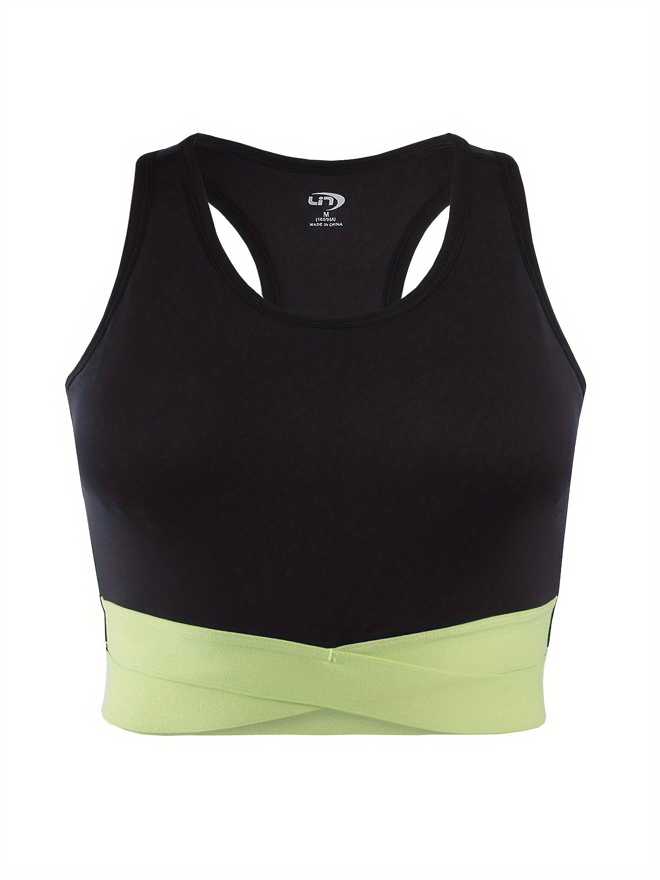 Women's Contrast Racerback Sports Tank Top Yoga Sleeveless Activewear