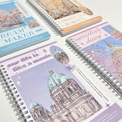 Coil Type Notebook Student Message Book Memo Notepad Journal Diary