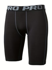 3pcs Men's Quick Drying Compression Fitness Shorts