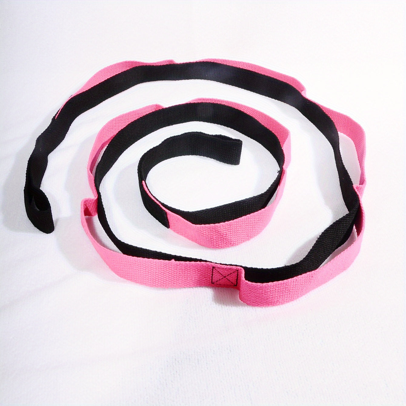 Yoga Stretch Strap for Pilates Dance Physical Therapy Non Elastic Loops