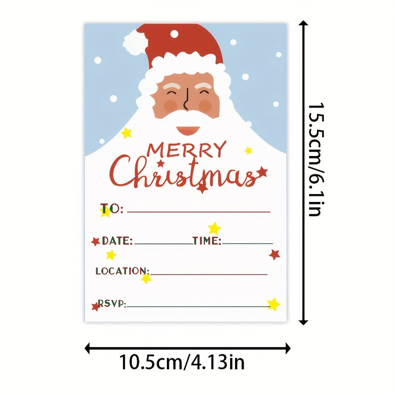 Christmas Invitation Card Merry Christmas Decoration Props Party Blessing Card