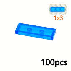 Clear Smooth Bricks & Tile Building Blocks