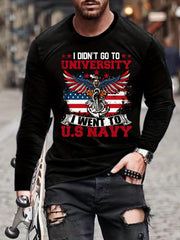 Eagle US NAVY Print Men's Long Sleeve T-Shirt