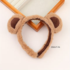 Plush Animal Ear & Horn Headband Halloween Christmas Cosplay Costume