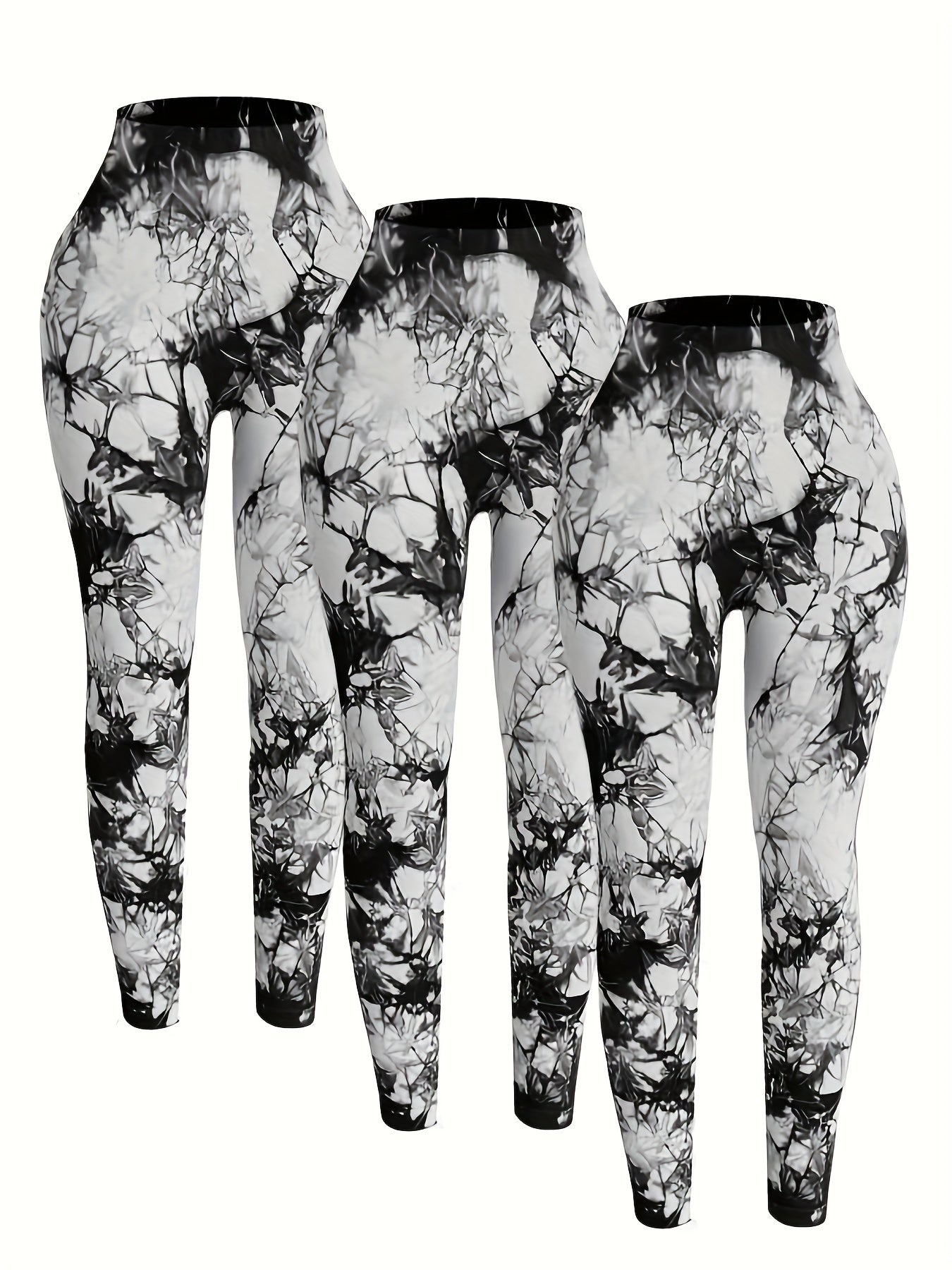 Tie Dye High Waist Yoga Leggings for Women