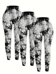 Tie Dye High Waist Yoga Leggings for Women
